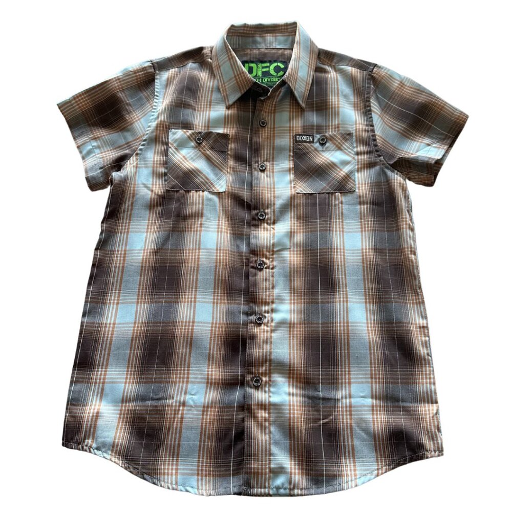 Youth Bamboo Short Sleeve button up